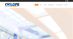 Desktop Screenshot of centrocommercialeciclope.it